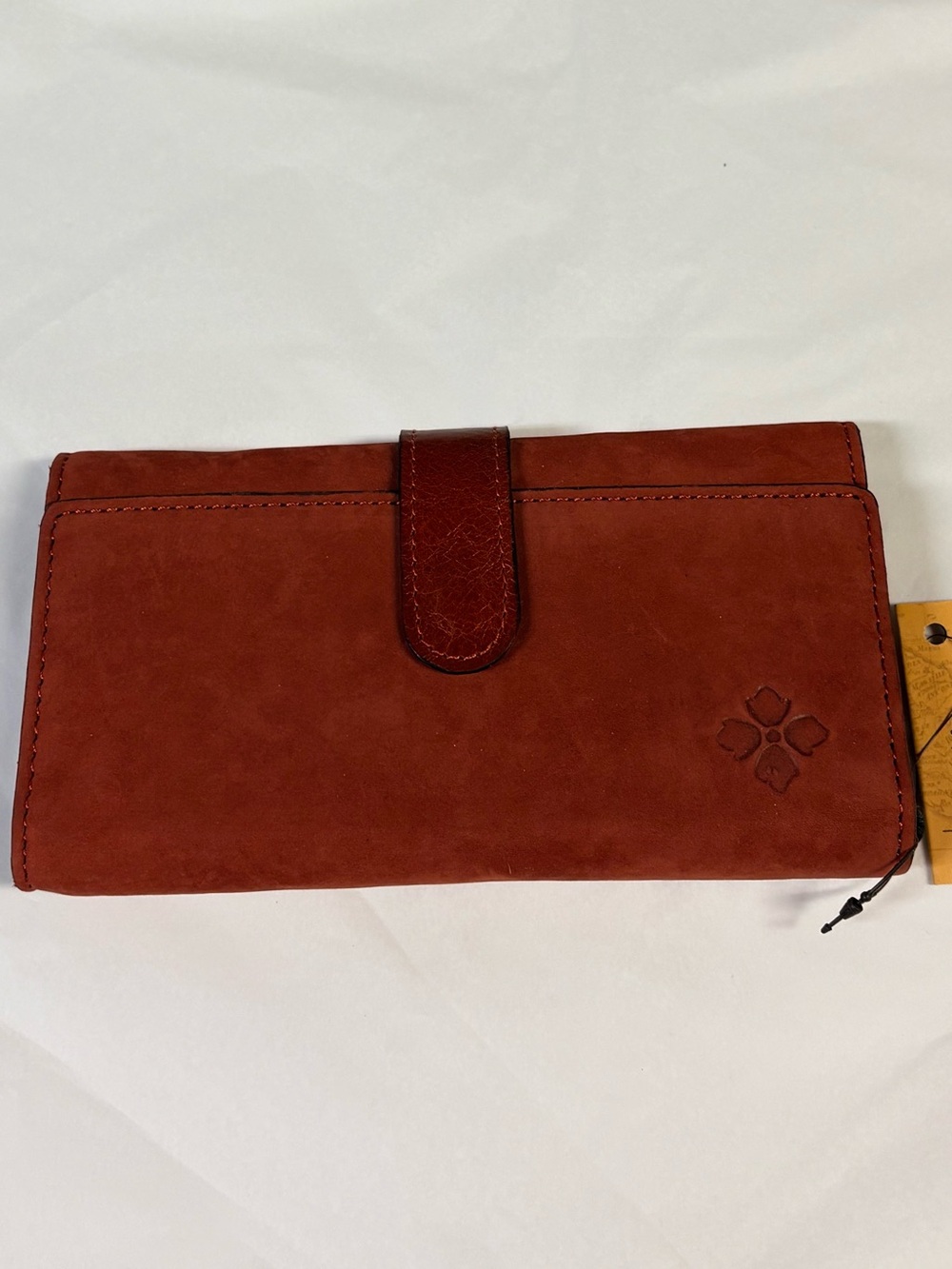 Patricia Nash Beverly Leather RFID Wallet/Wristlet Fox Red NWT